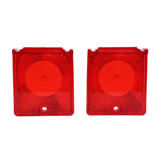 Picture of 1966-1967 Chevy II and Nova Back Up Light Lens, Red, Sold as a Pair