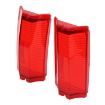 Picture of 1965 Chevelle Wagon/El Camino Red Outer Tail Light Lens, Sold as a Pair