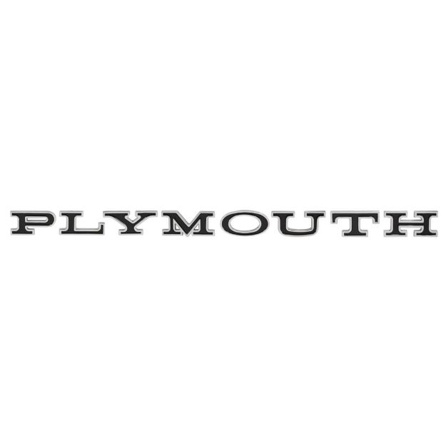 Picture of 1965 Belvedere, I and II, Satellite "PLYMOUTH" Hood and Trunk Letter Set