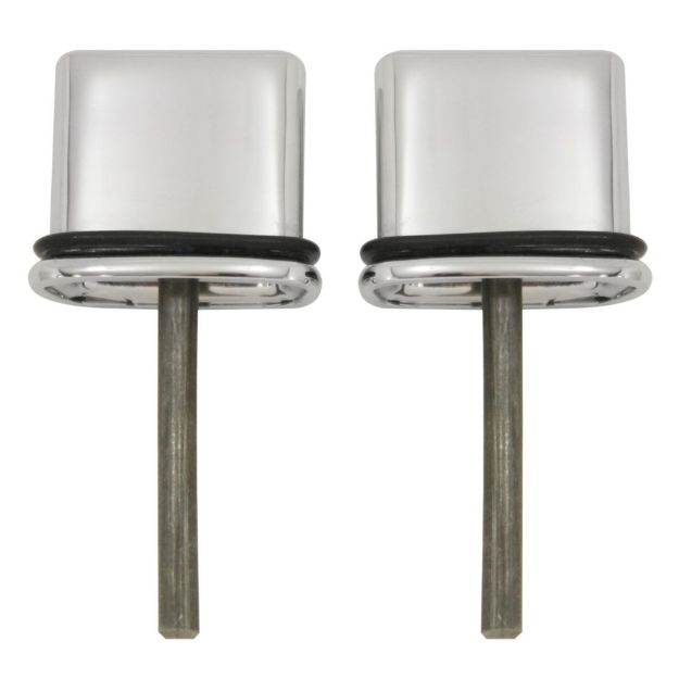 Picture of 1966-1967 MOPAR B-Body Door Handle Chrome Push Button Kit