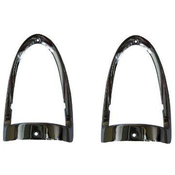 Show details for 1955 Chevrolet Bel Air Base Tail Light Bezel Picture of 1955 Chevrolet Bel Air Base Tail Light Bezel