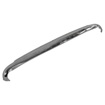 Show details for 1949-1950 Chevy Fleetline Grille Top Molding Stamped Chevrolet Picture of 1949-1950 Chevy Fleetline Grille Top Molding Stamped Chevrolet