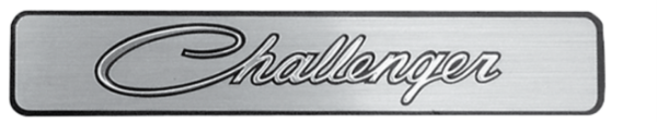 Picture of 1971-1974 Dodge Challenger Dash Emblem - High-Quality Reproduction, Adhesive Backed