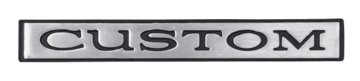 Show details for 1970-1972 Buick Skylark Rear Quarter Panel Custom Emblem - Premium Reproduction Picture of 1970-1972 Buick Skylark Rear Quarter Panel Custom Emblem - Premium Reproduction