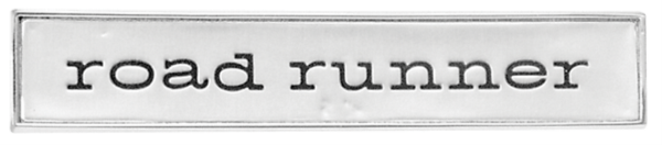 Picture of 1968-1969 Plymouth Road Runner Door, Dash, or Decklid Emblem - Authentic Reproduction