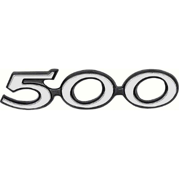 Show details for 1970 Dodge Charger 500 Tail Panel Emblem - High-Quality Reproduction Badge Picture of 1970 Dodge Charger 500 Tail Panel Emblem - High-Quality Reproduction Badge