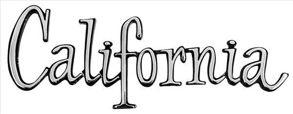 Picture of 1969 Buick Skylark Rear Quarter Panel "California" Emblem - OEM-Style Restoration Badge