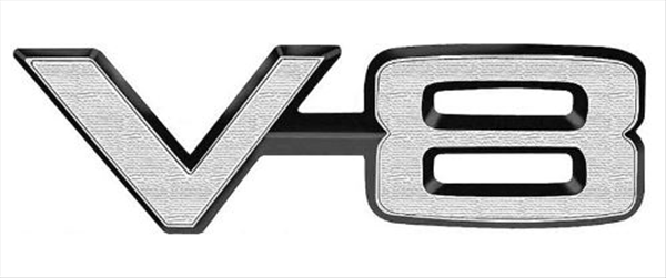 Picture of 1966-1970 Mopar V8 Fender Emblem - Includes Retainers for Easy Installation