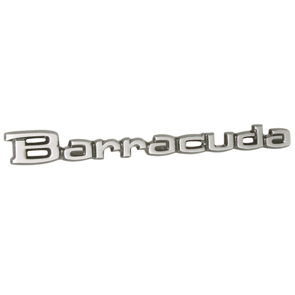Picture of 1971-1974 Plymouth Barracuda Door & Tail Panel Emblem - Adhesive Backed, High-Quality Reproduction