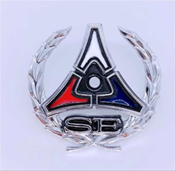 Picture of 1971-1972 Dodge Charger & 1970-1971 Dodge Challenger SE Painted Sail Panel Emblem - Individually Sold (2 Required Per Car) (3613823) - Metal Construction