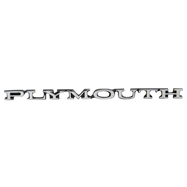 Picture of 1968-1972 Plymouth Script Hood & Rear Deck Emblem - Includes Hardware, 9” Long (2785791)