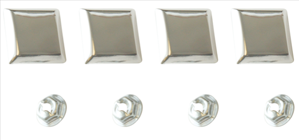 Picture of 1968-1969 Dodge Charger Door Panel Map Pocket Corner Trim - Set of 4, Premium Restoration