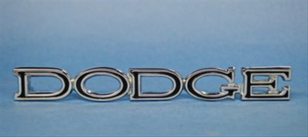 Picture of 1969 Dodge Dart "DODGE" Hood & 1971 Trunk Emblem - Verify Length (6 11/16" x 13/16")
