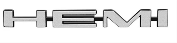 Picture of 1969-1970 Dodge & 1969 Plymouth B-Body HEMI Hood Scoop Emblem - OEM-Style Reproduction (2898876)
