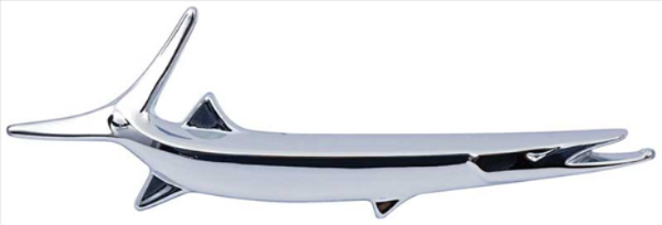 Picture of 1967-1968 Plymouth Barracuda RH Passenger Side Fish Fender Emblem - OEM-Style Restoration