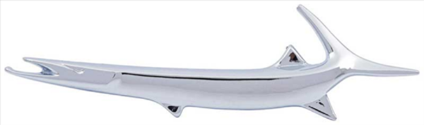 Picture of 1967-1968 Plymouth Barracuda LH Driver’s Side Fish Fender Emblem - Authentic Reproduction