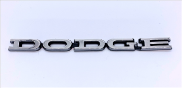 Show details for 1972-1974 Dodge Dart "DODGE" Hood or Trunk Lid Emblem - Adhesive Backed for Easy Installation Picture of 1972-1974 Dodge Dart "DODGE" Hood or Trunk Lid Emblem - Adhesive Backed for Easy Installation