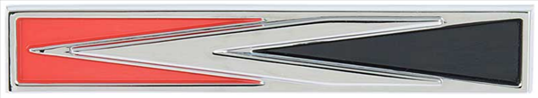 Picture of 1966-1967 Dodge Charger Sail Panel Arrow Emblem - 2-Pin Mount, High-Quality Reproduction