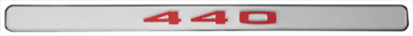 Picture of 1970 Plymouth Road Runner & GTX Hood Emblem - 440 Lettering, OEM-Style Reproduction