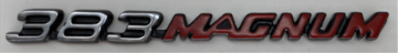 Show details for 1970-1971 Dodge Challenger 383 Magnum Hood Emblem & 1971 Charger R/T Fender Emblem - Adhesive Backed Picture of 1970-1971 Dodge Challenger 383 Magnum Hood Emblem & 1971 Charger R/T Fender Emblem - Adhesive Backed