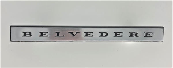 Picture of 1967 Plymouth GTX & Belvedere Fender Emblem - Black Edge Version for Classic Restoration