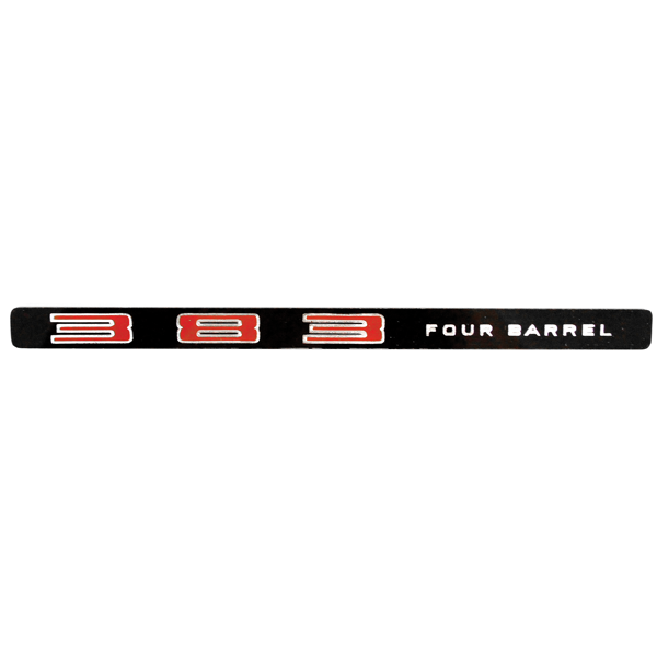 Picture of 1969 Dodge Dart GTS 383 FOUR BARREL Nameplate Insert - Sold Individually (2 Required Per Car)