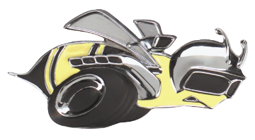 Show details for 1969 Dodge Super Bee Grille Emblem - Premium OEM-Style Reproduction Picture of 1969 Dodge Super Bee Grille Emblem - Premium OEM-Style Reproduction