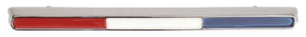 Picture of 1967 Plymouth Belvedere GTX Tri-Color Bar Grille Emblem - Premium Restoration Quality