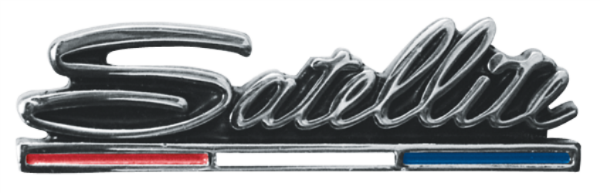 Picture of 1966-1967 Plymouth Satellite Glovebox Door Emblem - High-Quality OEM-Style Reproduction