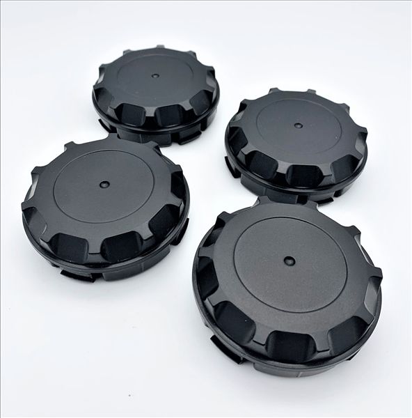 Picture of 1989-1991 Saleen Mustang 5-Spoke Wheel Center Cap Set - Black, Without Inserts (Set of 4)