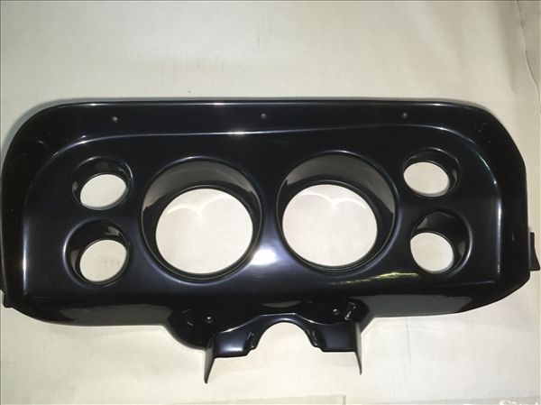 Picture of 1969-1970 Ford Mustang 6-Gauge Instrument Bezel - Black Finish, OEM-Style Restoration