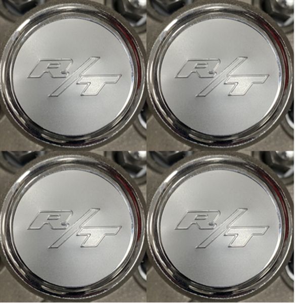 Picture of Mopar R/T Logo Center Cap Inserts - Set of 4 for Rallye Wheel Center Caps