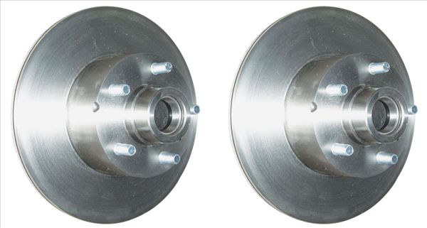 Picture of 1966-1969 Mopar B-Body 11" Front Disc Brake Rotors - Pair for Models with 4-Piston Brake Calipers (Right-Hand Thread Studs)