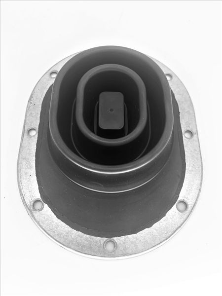Picture of 1968-1970 Mopar B-Body Lower Shift Boot - For Models with Console Includes Metal Reinforcement Ring