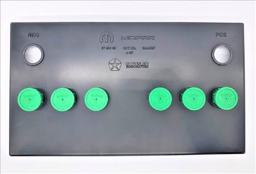 Show details for Group 27 Battery Topper with Green Caps - Fits 1966-1974 Chrysler Models Picture of Group 27 Battery Topper with Green Caps - Fits 1966-1974 Chrysler Models