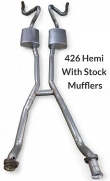 Show details for 1968-1969 B-Body Roadrunner GTX Charger 383 426 440 Engine Dual Exhaust System Picture of 1968-1969 B-Body Roadrunner GTX Charger 383 426 440 Engine Dual Exhaust System