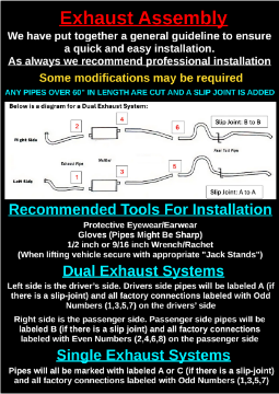 Show details for 1968-1969 B-Body Roadrunner GTX Charger 383 426 440 Engine Dual Exhaust System Picture of 1968-1969 B-Body Roadrunner GTX Charger 383 426 440 Engine Dual Exhaust System