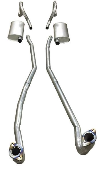 Picture of 1964-1966 B-Body Satellite Belvedere Fury 361 383 Engine Dual Exhaust System