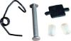 Picture of 1973 Mopar E-Body Complete Interior Pedal Kit with Stainless Steel Bezel, Pedal, and Installation Hardware