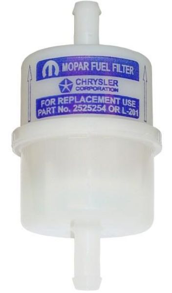 Picture of 1963-1967 & 1968 Mopar Super Stock only, Dark Blue Logo Fuel Filter Kit
