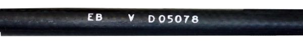 Picture of 1970 Mopar Date Coded June Power Steering Oil Return Hose - Includes (1) 18” Hose & (4) Clamps