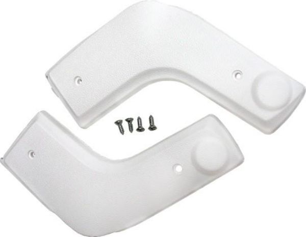 Picture of 1970-76 A-Body & 1973-74 Mopar E-Body Bench Seat Hinge Covers - Pair White
