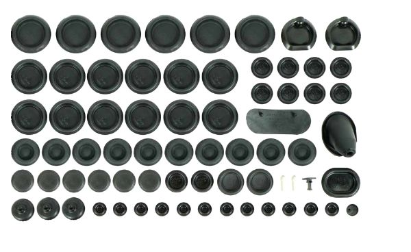 Picture of 1968 Mopar B-Body Rubber Body Plug Super Kit