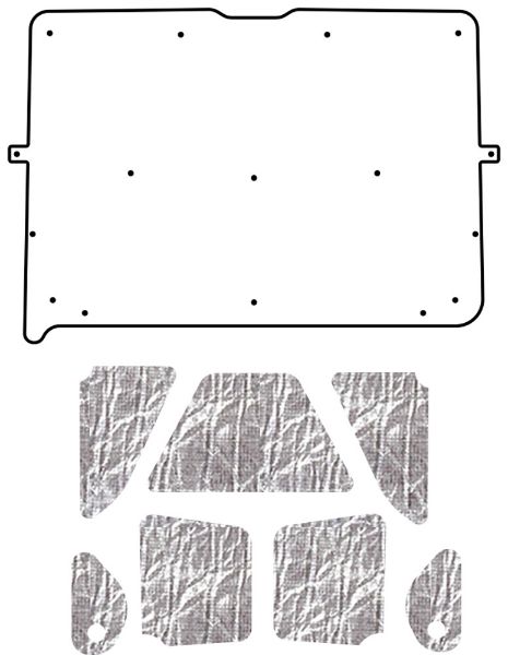 Picture of 1981-1988 Regal G-Body AcoustiHood Under-Hood Insulation and Sound Barrier Kit by QuietRide Solutions