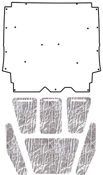 Picture of 1966-1968 Rambler American AcoustiHood Under-Hood Insulation and Sound Barrier Kit