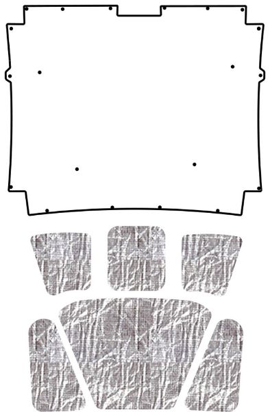 Picture of 1963-1964 Rambler Classic AcoustiHood Under-Hood Insulation and Sound Barrier Kit
