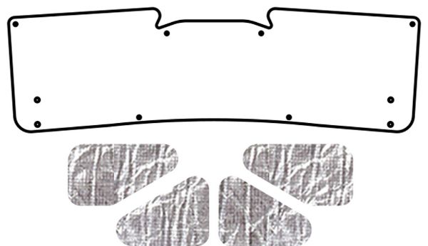 Picture of 1968-70 Javelin AMX AcoustiHood Under Trunk Cover Kit by QuietRide Solutions