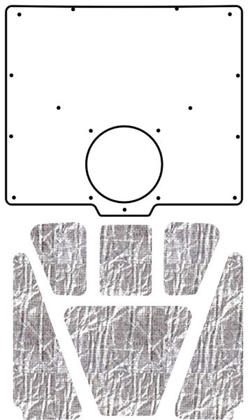 Picture of 1966-70 AMC Rebel Machine QuietRide AcoustiHood Under Hood Cover Kit