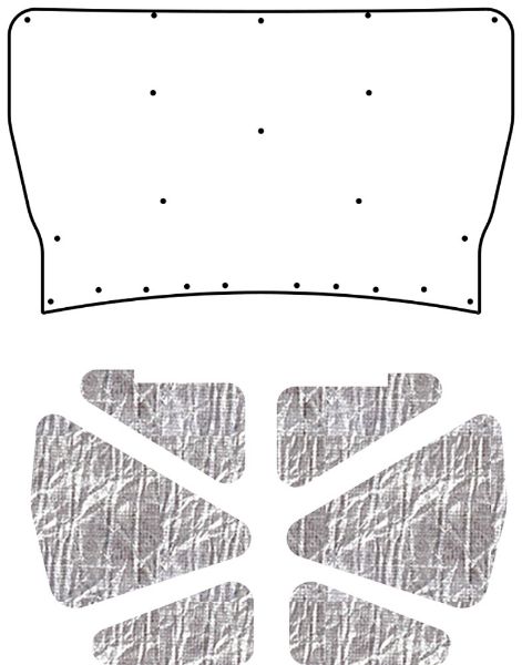 Picture of 1980-1986 Ford Bronco AcoustiHood Under-Hood Insulation & Sound Barrier Kit