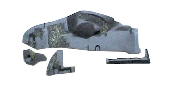 Picture of 1962 Cadillac Model 6039 Firewall Insulator Pad by QuietRide Solutions - Heat & Sound Barrier 4 Piece Set